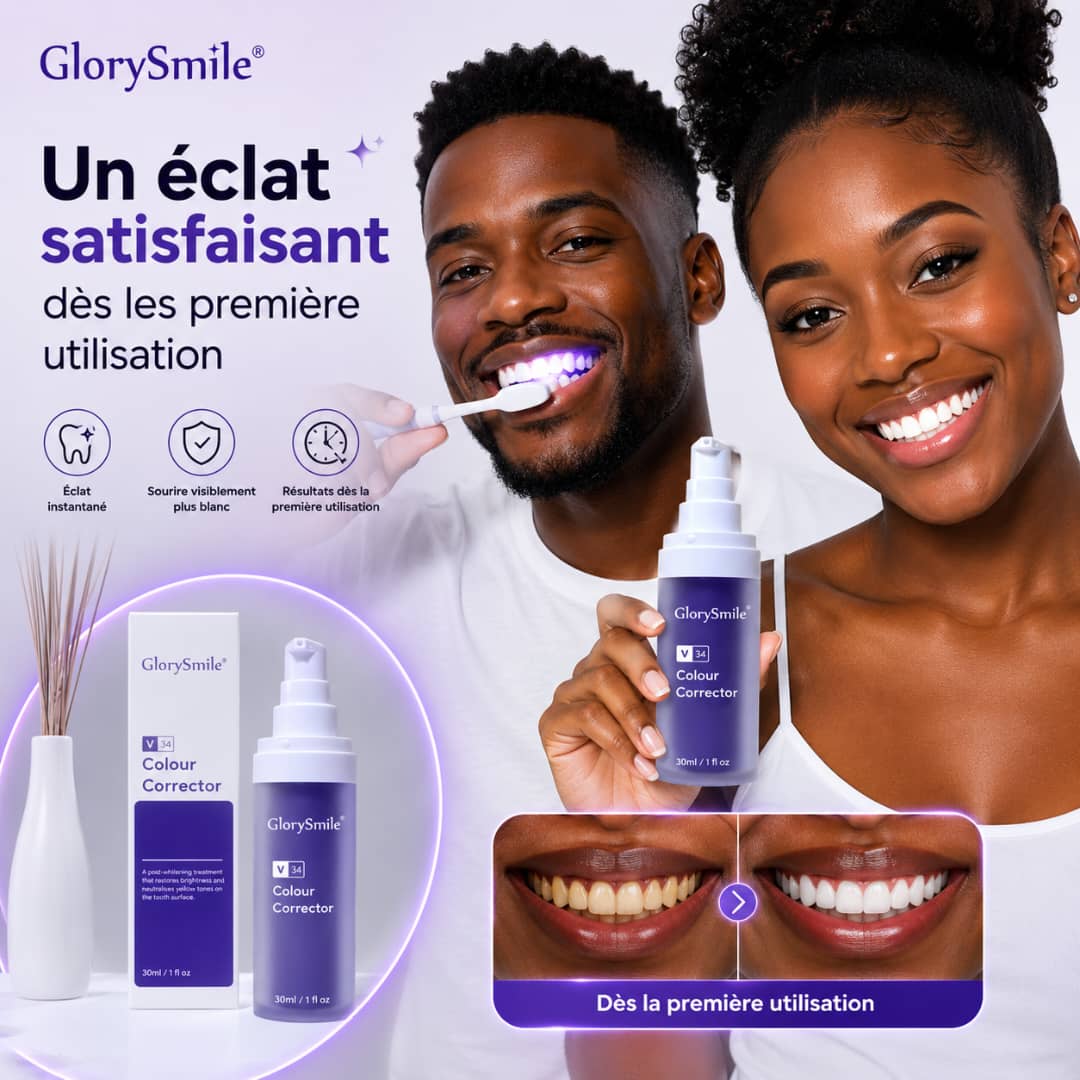 🦷 GlorySmile™ V34 – Le dentifrice ultra blanchissant qui révèle un sourire charmeur
